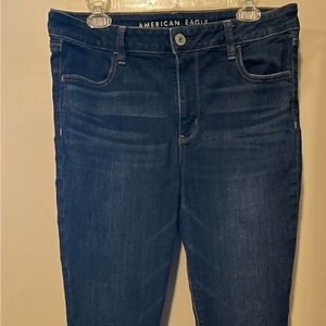 American Eagle size 16 dark wash, Hi-Rise Jegging.